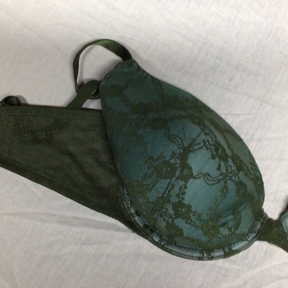 Victoria's Secret Lace Bra in Deep Green - Picture 5 of 10